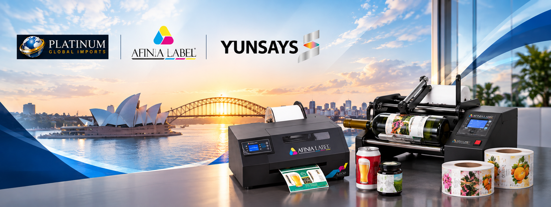 Bringing “AFINIA Label” and “YUNSAYS” label Technology to Australia