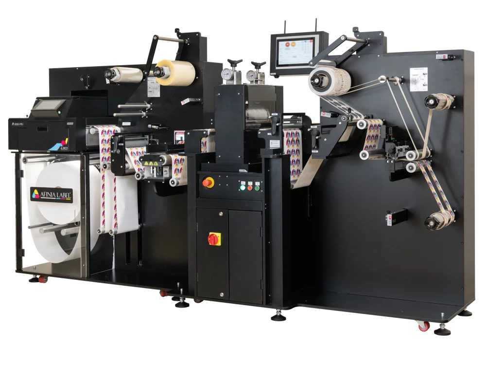 DLP-2200 Digital Label Press with Inline Rotary Finishing
