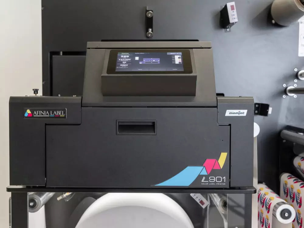DLP-2200 Digital Label Press with Inline Rotary Finishing
