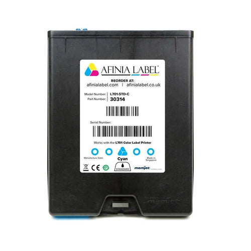 Afinia L701 Cyan Ink by Platinum Global Imports - AFINIA label printing solution in Australia