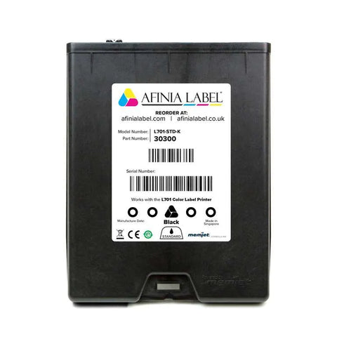 Afinia L701 Black Ink by Platinum Global Imports - AFINIA label printing solution in Australia