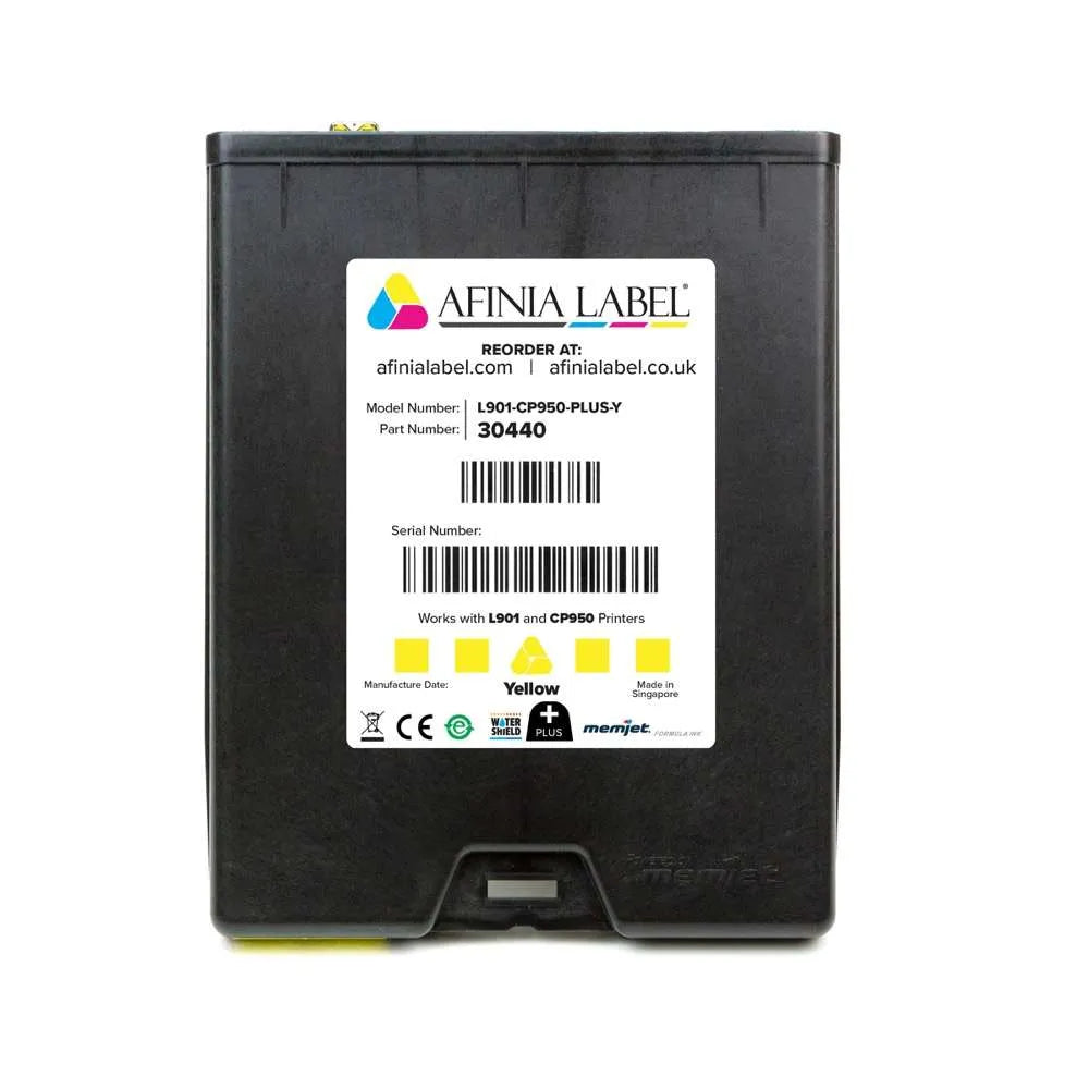 Afinia L901 / CP950 ink Yellow - PLUS by Platinum Global Imports - AFINIA label printing solution in Australia