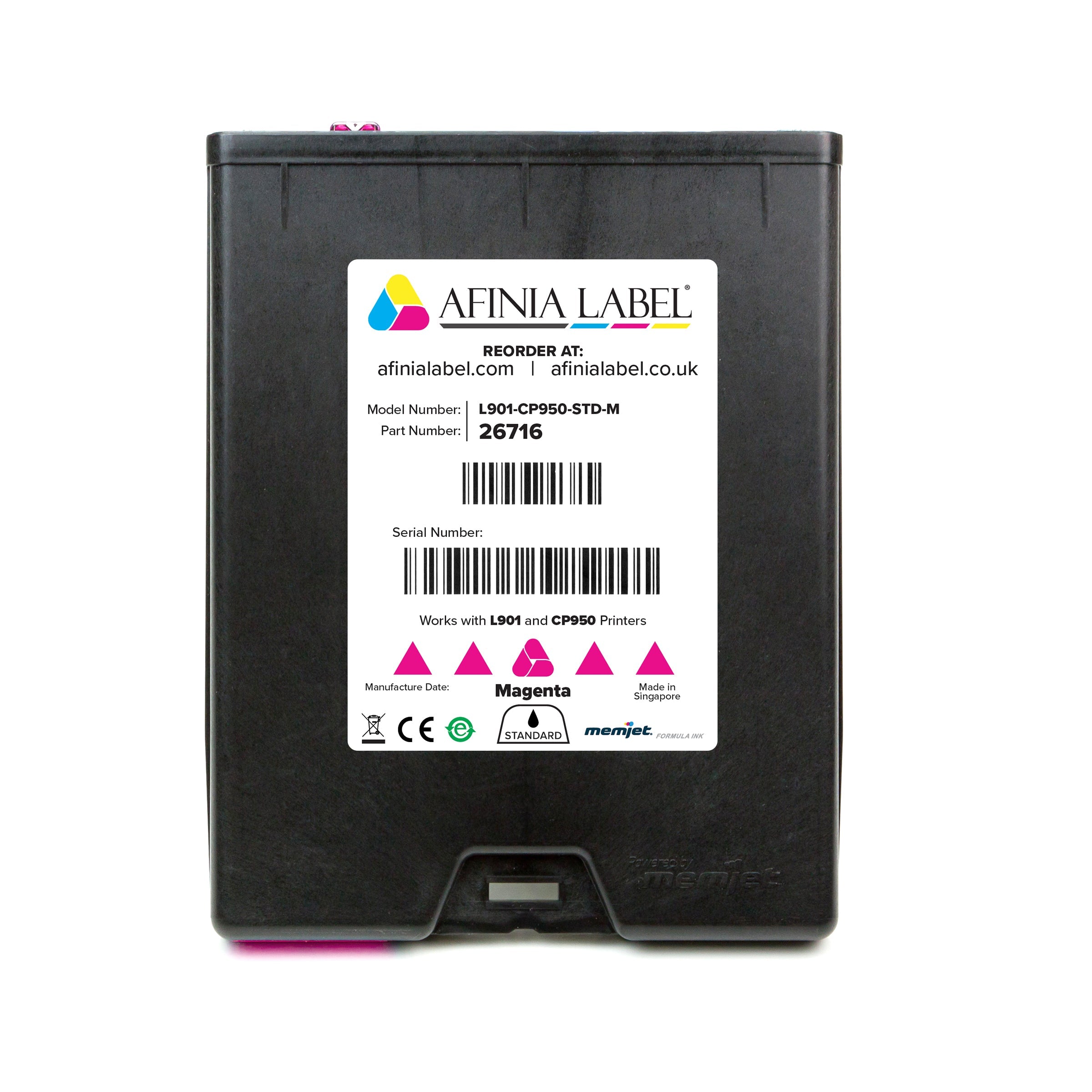 Afinia L901/CP950 Magenta Ink by Platinum Global Imports - AFINIA label printing solution in Australia
