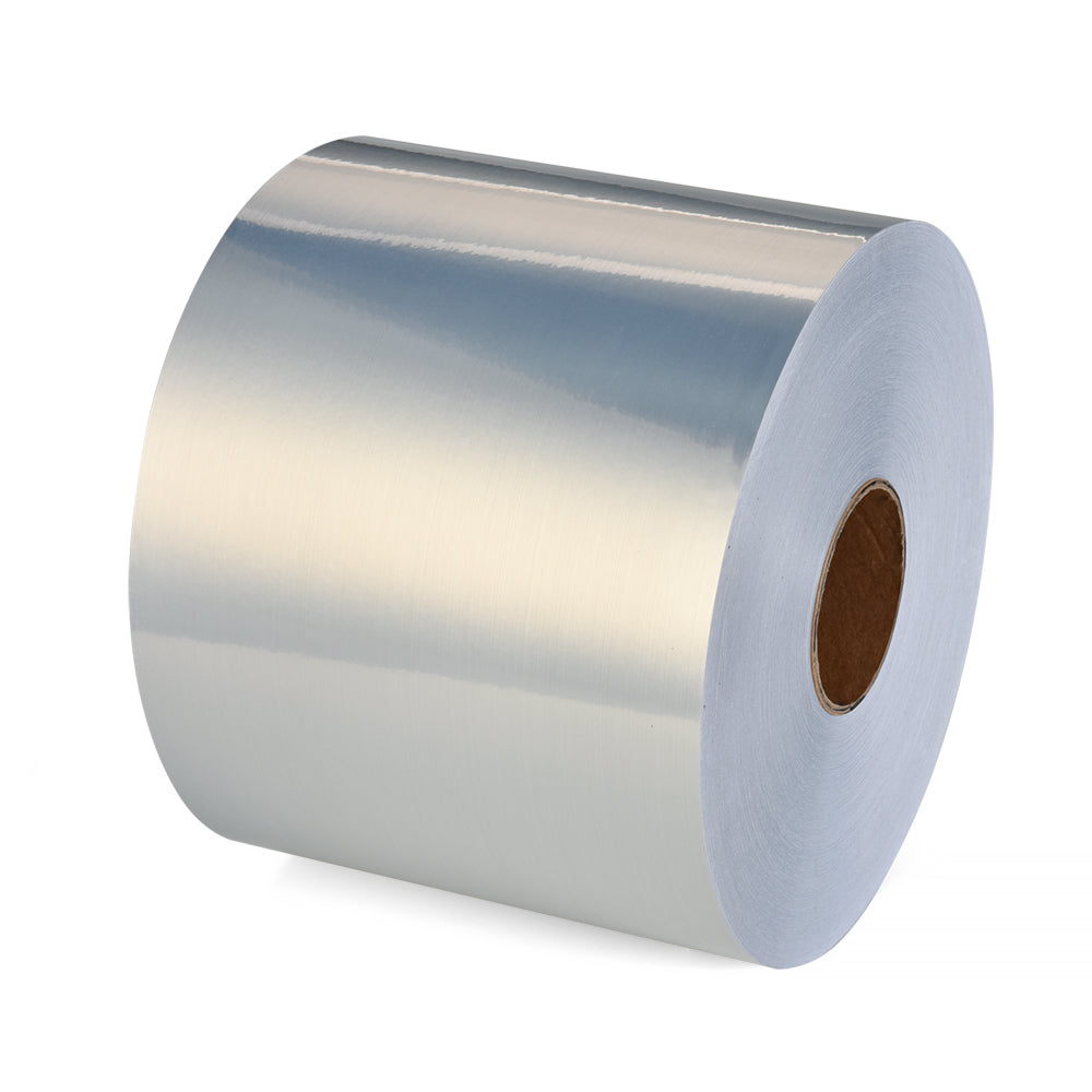 Inkjet Self Adhesive Brushed Silver PE