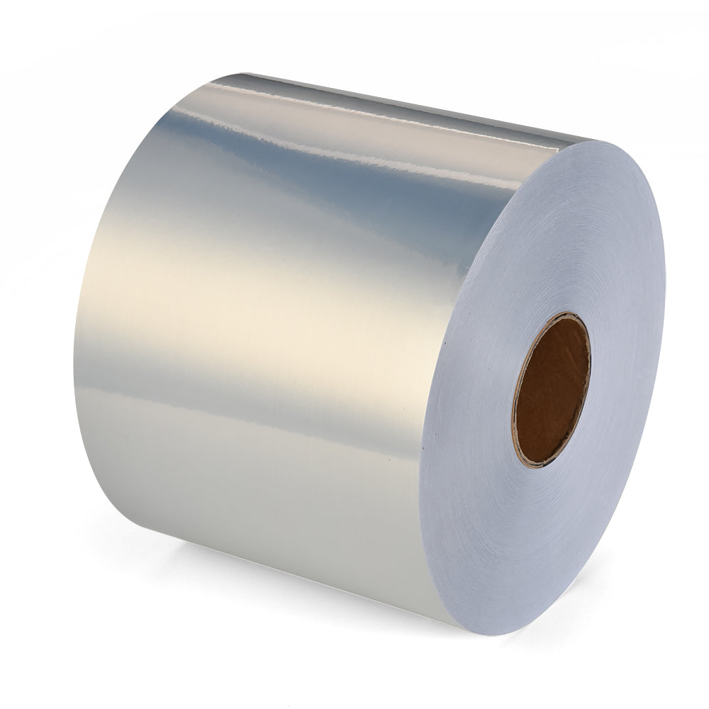 Inkjet Self Adhesive Brushed Silver PE