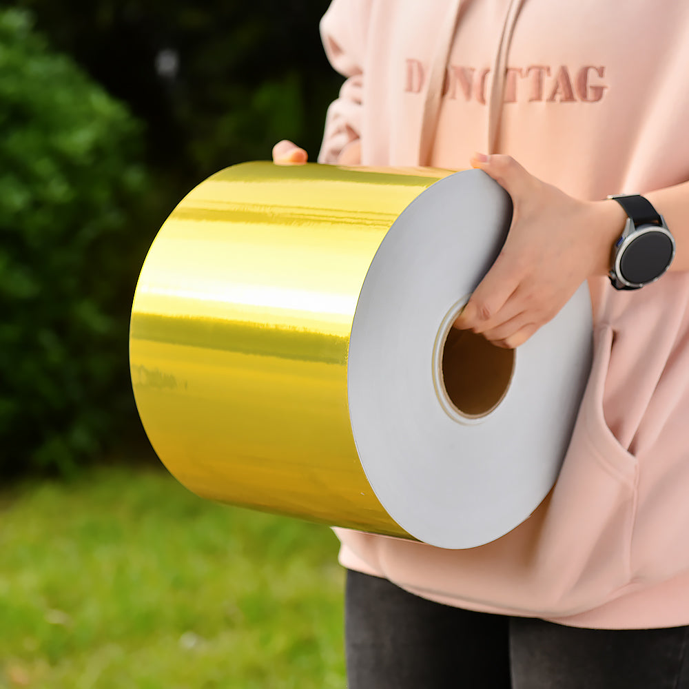 Inkjet Self Adhesive Glossy Gold PET