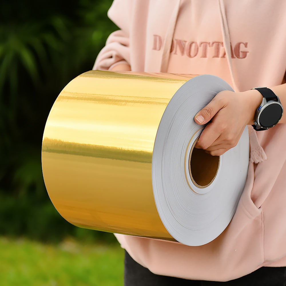 Inkjet Self Adhesive Glossy Gold PET