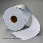Inkjet Self Adhesive Brushed Silver PE