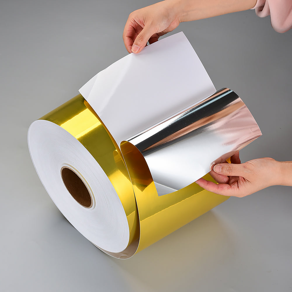 Inkjet Self Adhesive Glossy Gold PET