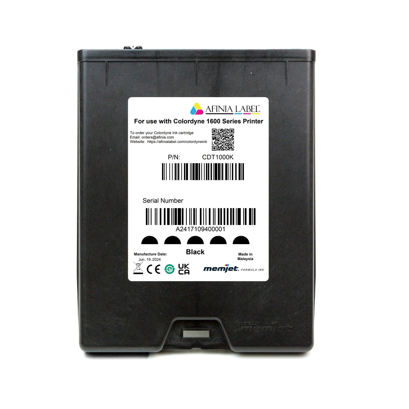 Colordyne CDT 1600 Series Black - 1600K