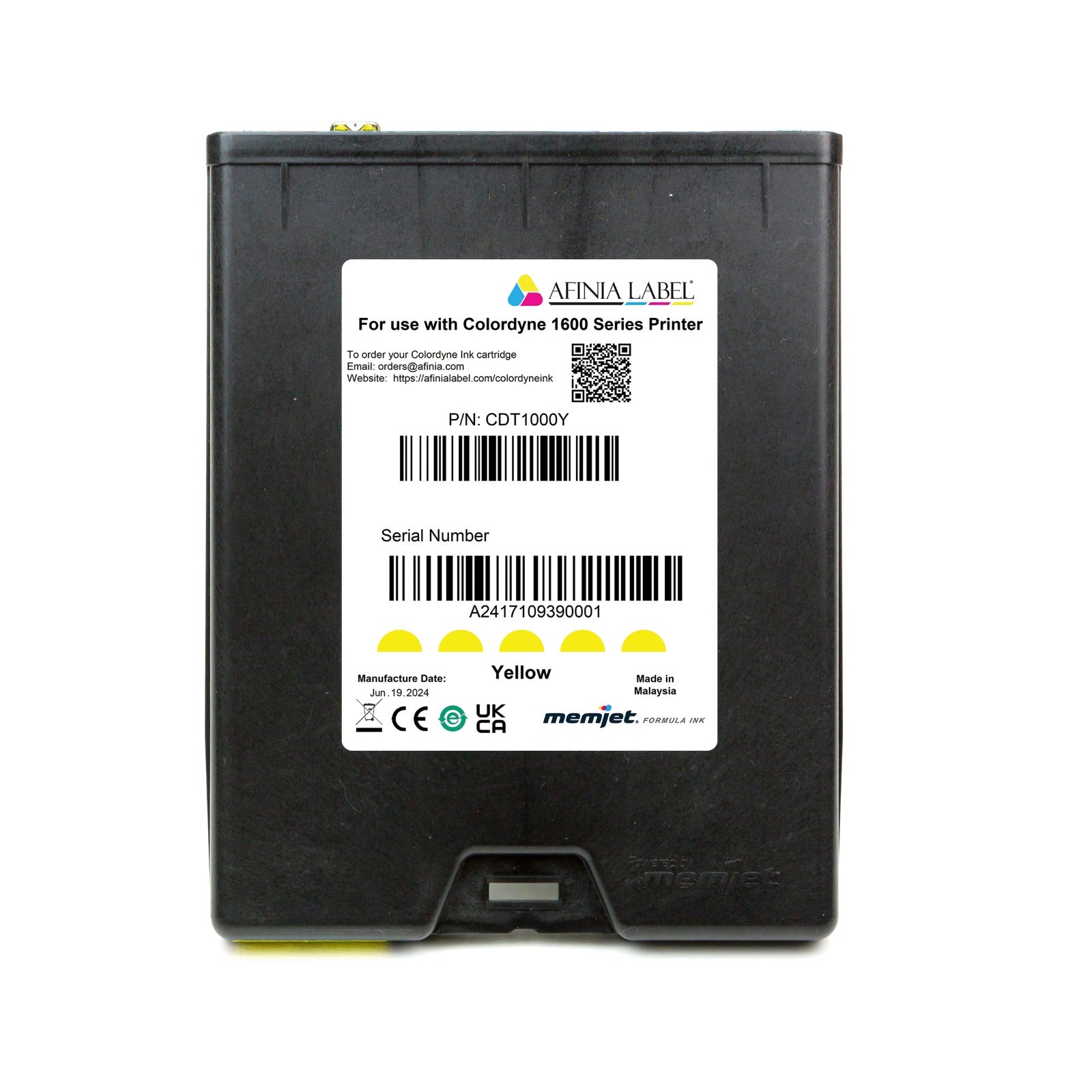 Colordyne CDT 1600 Series Yellow - 1600Y
